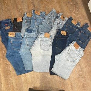 VINTAGE LEVIS CALVINS WRANGLERS TOMMY HILFIGER